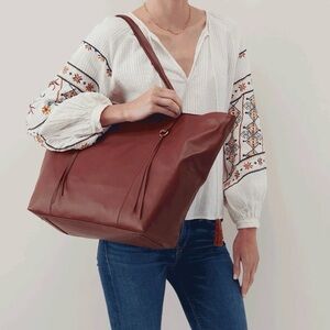 ISO Seeking wanting Hobo International Kingston Tote Port pebbled leather bag